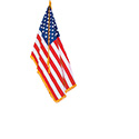 American Flag Durawavez&#174; Fringed Presidential Indoor