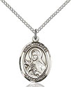 Sterling Silver St. Theresa Pendant 8106