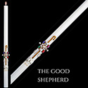 Paschal Candle The Good Shepherd&#153; 51&#37; from The SCULPTWAX&#174; Collection