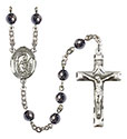 St. Paul the Hermit 6mm Hematite Rosary R6002S-8394