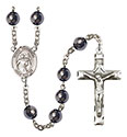 St. Theodore Stratelates 8mm Hematite Rosary R6003S-8415