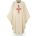 Chasuble Dupion White 3172