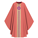 Chasuble Rose Dupion 3627