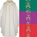 Chasuble Embroidered Floral Design 5223