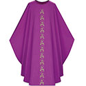 Chasuble Purple Dupion 5224