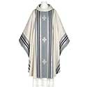 Chasuble Baltimore White&#47;Blue&#47;Silver 4126