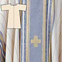 Dalmatic Baltimore White&#47;Blue&#47;Gold 4126