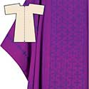 Dalmatic All Saints Purple 7893