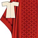 Dalmatic All Saints Red 7893