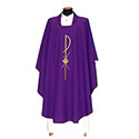 Chasuble Chi Rho Purple 1205