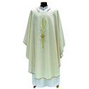 Chasuble Chi Rho White 1205