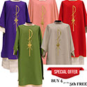 Dalmatic Set of 5 Special Promotion Chi Rho 1205-D