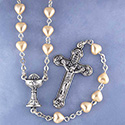 First Communion Rosary Heart 1550