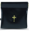 Rosary Case Black Vinyl 1670-01