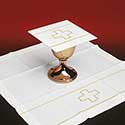 European Mass Linens Embroidered Cross 5189