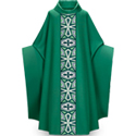 Chasuble Green Ornate Orphrey 2&#45;5328