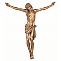 Corpus &amp; INRI Bronze or Fiberglass 217