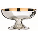 Open Ciborium Silver Plated Hammered 2497