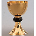 Chalice &quot;St. Patrick&quot; &amp; 6-1/2&quot; Bowl Paten Gold Plated