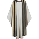 Chasuble &amp; Stole Grey 3190