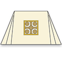 Chalice Veil Jerusalem Cross 3569