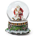 Kneeling Santa Musical 35392