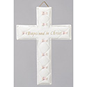 Baptism Wall Cross 42829