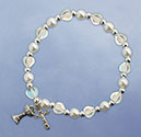 Stretch Bracelet Heart Crystal 45270/CR