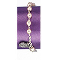 Rosary Bracelet Pearl Round Beads 48 614 15