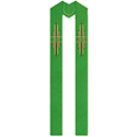 Overlay Stole Green 2534