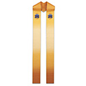 Overlay Stole Embroidered Eucharistic Emblem 3291