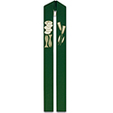 Overlay Stole Green 3809