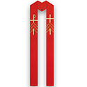 Overlay Stole Red 50-3927