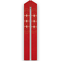 Stole Red 3942