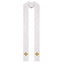 Overlay Stole White 3978