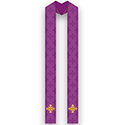 Overlay Stole Purple 3978