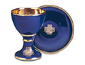 Chalice &amp; Paten Ceramic 9701