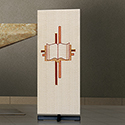 Lectern Cover Omega White 2526