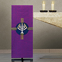 Lectern Cover Omega Purple 2541