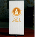 Lectern Cover White 3630
