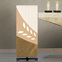 Lectern Cover Omega White 5124