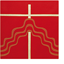 Altar Cover Lucia Red 3930