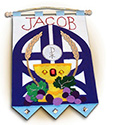 First Communion &quot;Gates of Heaven&quot; Blue Banner Kit 653