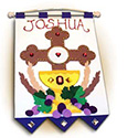 First Communion &quot;Cross of Redemption&quot; Navy Banner Kit 702
