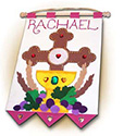 First Communion &quot;Cross of Redemption&quot; Rose Banner Kit 703