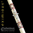 Eximious&#174; Hand Crafted Upon This Rock&#153; Paschal Candle