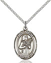 Sterling Silver St. Agatha Pendant 8003