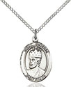 Sterling Silver St. Edward the Confessor Pendant 8026
