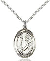 Sterling Silver St. Dominic De Guzman Pendant 8030