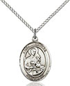 Sterling Silver St. Gerard Majella Pendant 8042